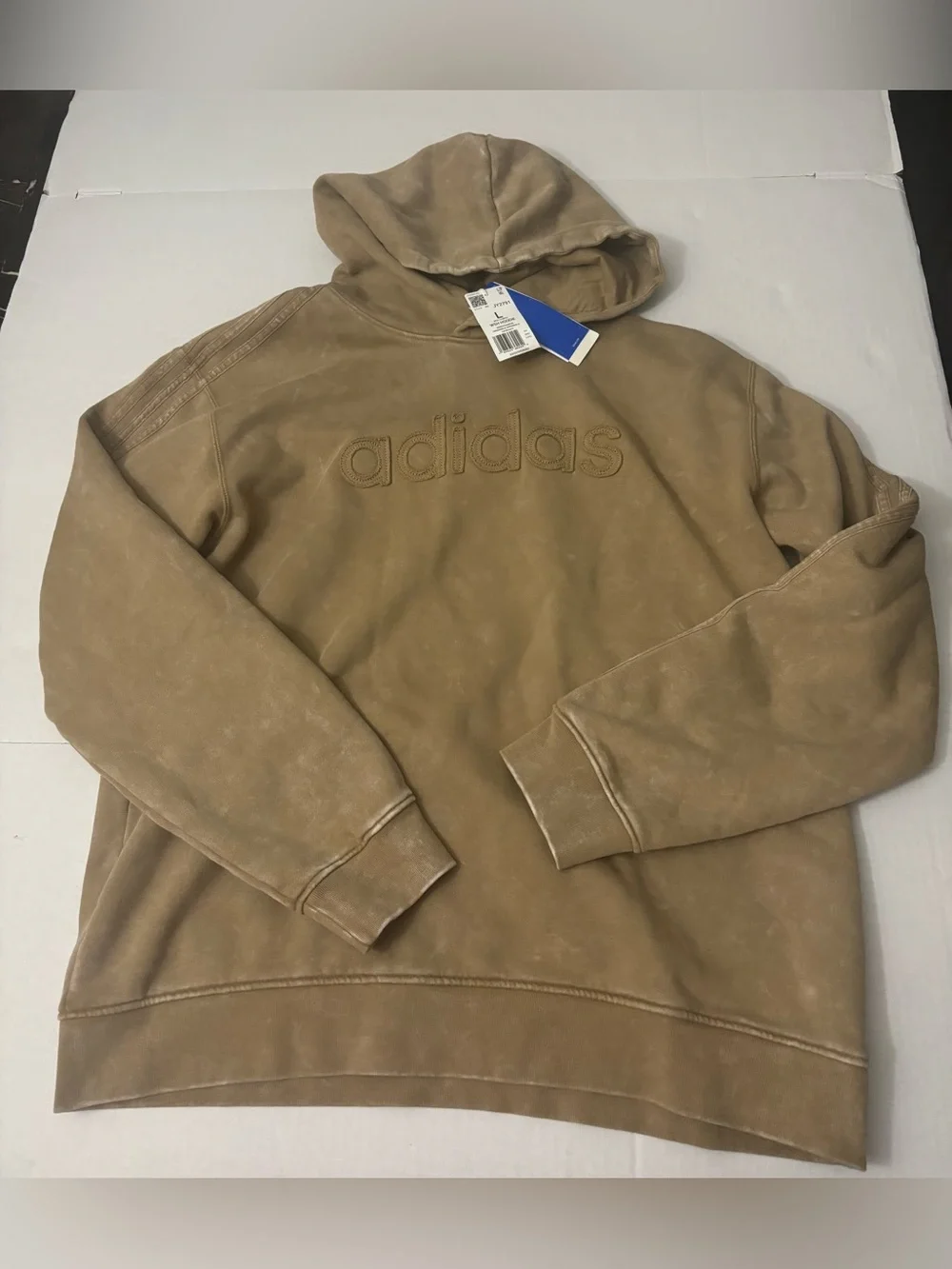 adidas Men's Washed Hoodie Size L